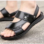 Chinelos Sandálias de Uso Duplo Antiderrapantes para Homem, Sapatos Casuais de Praia, 40, 41, 42, 43, 44, 45, 46, 47