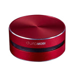 DuraMOBI Colibri Tecnologia Negra Altifalante Sem Fios de Condução Óssea Portátil Pequeno, Prateado, Preto, Vermelho