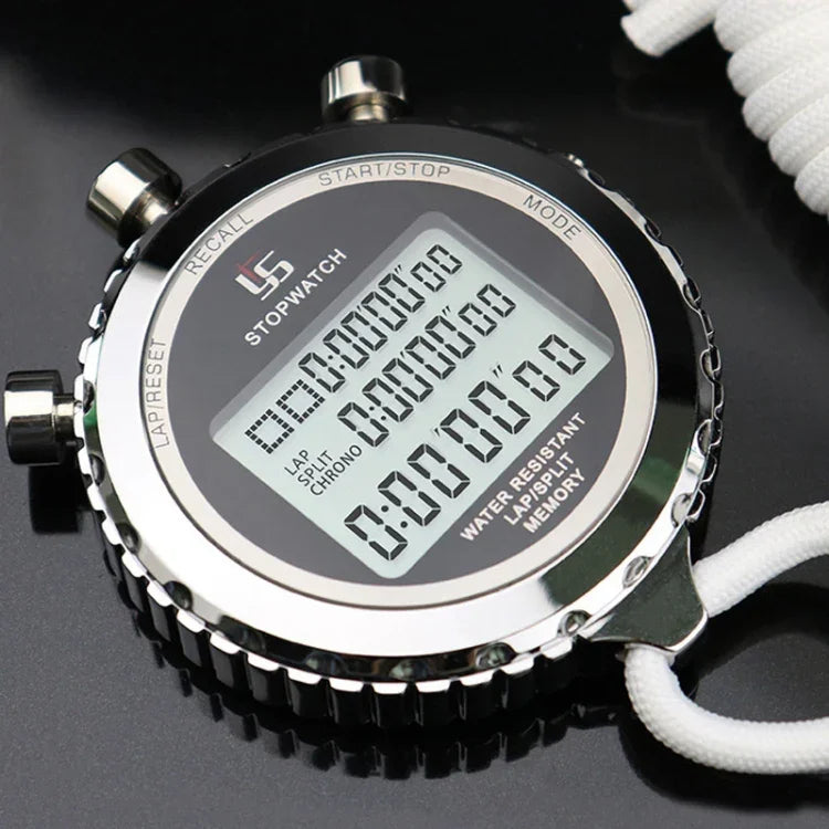 YS Metal Stopwatch 3 Rows Display Running Training Electronic Timers, Style:, YS-510 10 Memories 3 Rows Display, YS-530 30 Memories 3 Rows Display, YS-560 60 Memories 3 Rows Display, YS-5100 100 Memories 3 Rows Display, YS-5120 120 Memories 3 Rows Display