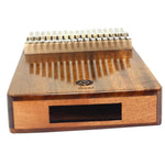 Instrumento Musical Portátil Kalimba PURM, Piano de Polegares para Iniciantes, 17 Tons em Madeira de Acácia, 17 Tons em Mogno, 21 Tons em Mogno