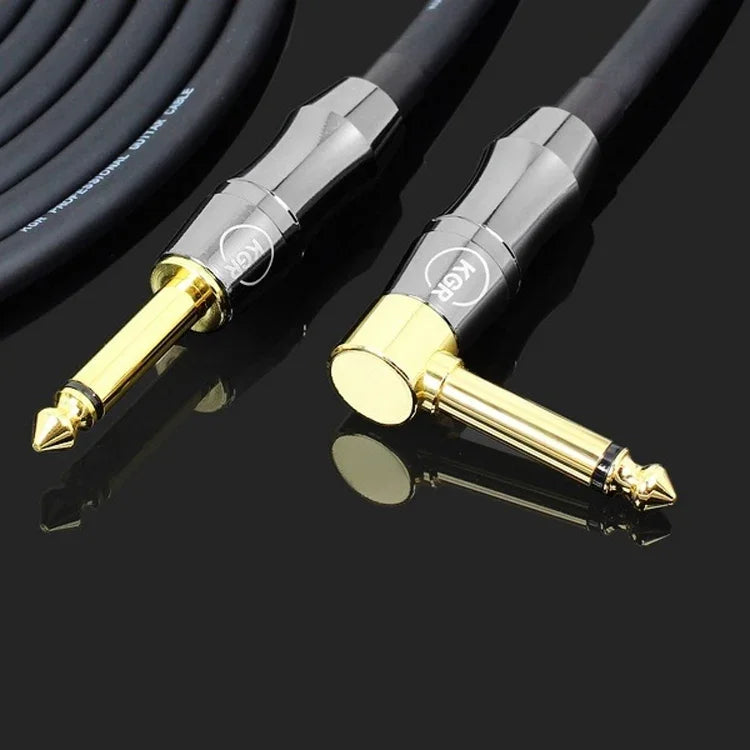 Cabo de Áudio para Guitarra, Teclado e Bateria KGR, 1m, 3m, 6m, 10m