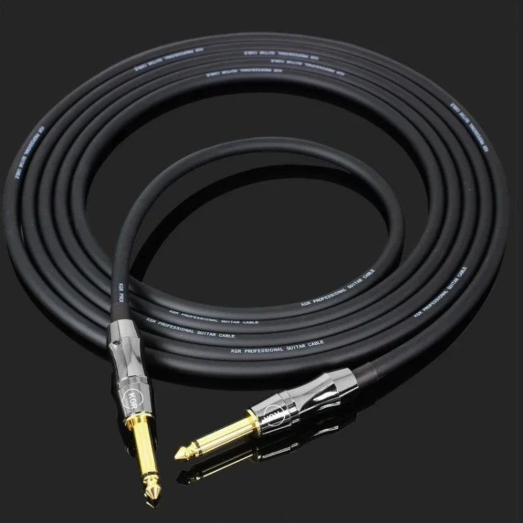 Cabo de Áudio para Guitarra, Teclado e Bateria KGR, 1m, 3m, 6m, 10m
