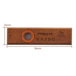 Kazoo Portátil de Proteção Ambiental em Madeira ADL07, Kazoo ADL07