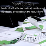 Autocolantes para Teclado de Piano M52 com 88/76/61/54/49 Teclas, Árvore, Girafa