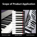 Autocolantes para Teclado de Piano M52 com 88/76/61/54/49 Teclas, Árvore, Girafa