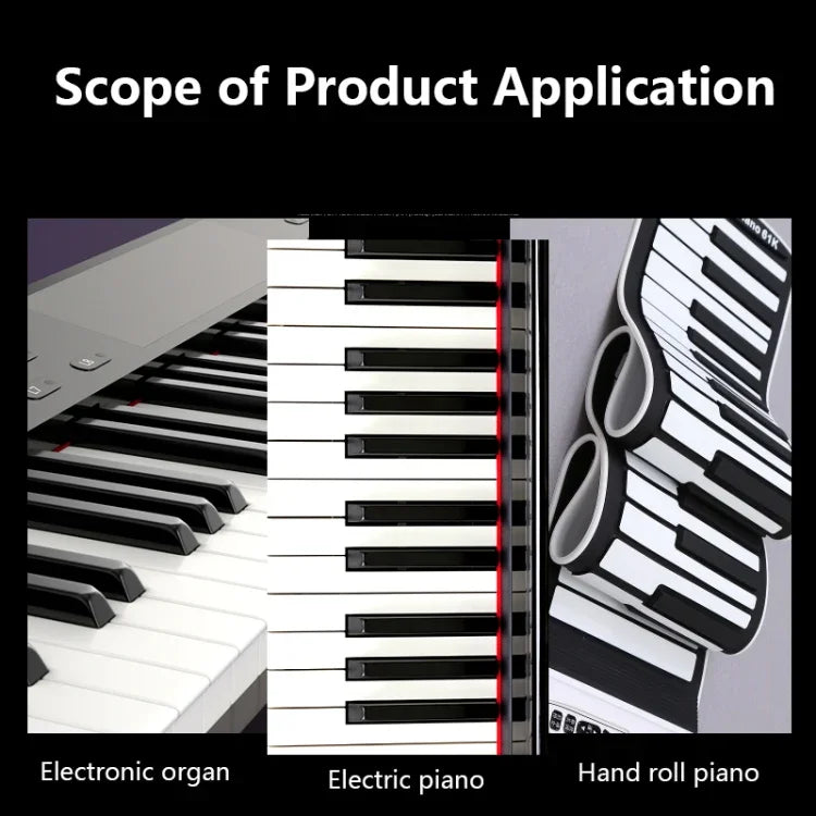 Autocolantes para Teclado de Piano M52 com 88/76/61/54/49 Teclas, Árvore, Girafa