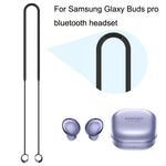 2 PCS Fio de Silicone Anti-Perda para Auriculares Bluetooth Samsung Galaxy Buds Pro, Preto, Azul, Vermelho, Branco
