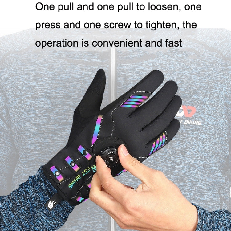 Luvas de ciclismo WEST BIKING respiráveis com dedos compridos e fecho automático com fivela, M, L, XL, 2XL