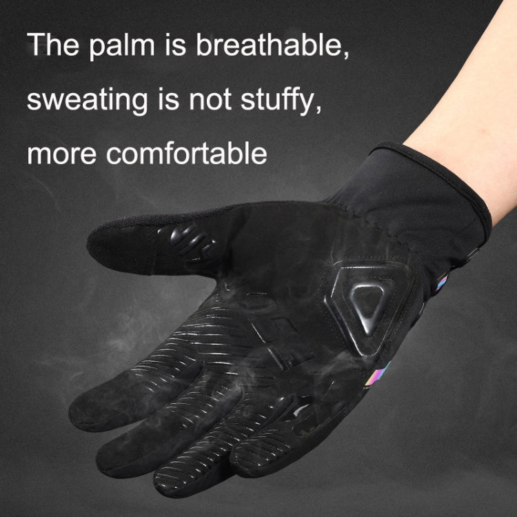 Luvas de ciclismo WEST BIKING respiráveis com dedos compridos e fecho automático com fivela, M, L, XL, 2XL