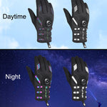 Luvas de ciclismo WEST BIKING respiráveis com dedos compridos e fecho automático com fivela, M, L, XL, 2XL