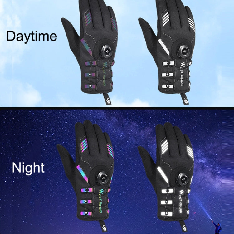 Luvas de ciclismo WEST BIKING respiráveis com dedos compridos e fecho automático com fivela, M, L, XL, 2XL