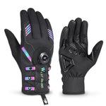 Luvas de ciclismo WEST BIKING respiráveis com dedos compridos e fecho automático com fivela, M, L, XL, 2XL