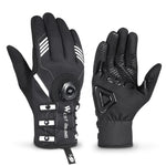 Luvas de ciclismo WEST BIKING respiráveis com dedos compridos e fecho automático com fivela, M, L, XL, 2XL