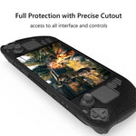 Capa de Silicone para Consola de Jogos PGTECH com Partículas Antiderrapantes para Steam Deck, Preto