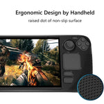 Capa de Silicone para Consola de Jogos PGTECH com Partículas Antiderrapantes para Steam Deck, Preto