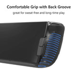 Capa de Silicone para Consola de Jogos PGTECH com Partículas Antiderrapantes para Steam Deck, Preto
