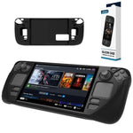 Capa de Silicone para Consola de Jogos PGTECH com Partículas Antiderrapantes para Steam Deck, Preto