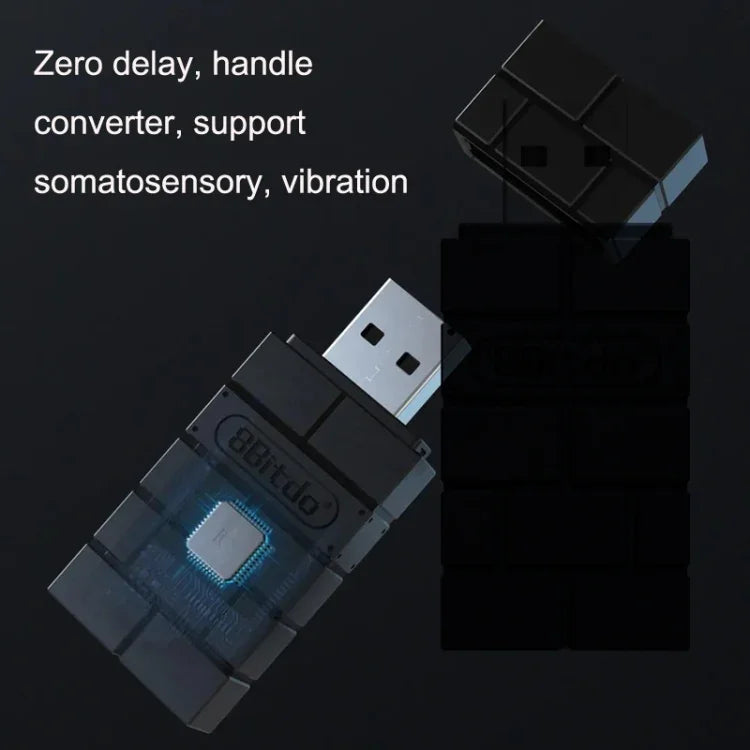 Receptor Sem Fios USB 8BitDo para Comando Switch para PS5/PS4, Para PS5/PS4