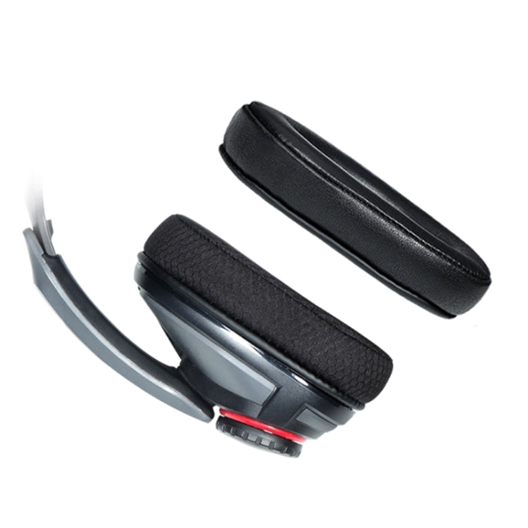 2 PCS Capa para Auriculares Sennheiser GSP300 GSP370 GSP350, Estilo:, Pele Proteica, Pele de Cordeiro, Arco de Cabeça Preto, Arco de Cabeça Vermelho, Arco de Cabeça Azul, Tecido de Malha