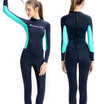 Fato de Mergulho Feminino FINDSLINE em Lycra, Fino, de Secagem Rápida, Impermeável, com Proteção Solar para Corpo Inteiro, XS, S, M, L, XL
