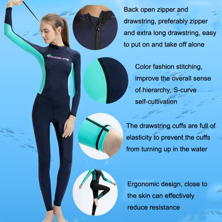 Fato de Mergulho Feminino FINDSLINE em Lycra, Fino, de Secagem Rápida, Impermeável, com Proteção Solar para Corpo Inteiro, XS, S, M, L, XL