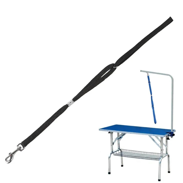 Corda Fixa Corda de Tração para Cão para Mesa de Banho de Animais, Rosa, Preto, Azul