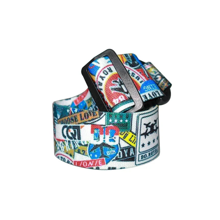 Óculos de Vídeo de Voo com Faixa de Cabeça Colorida de Grafiti para DJI FPV Goggles V2, Correia, Correia + Cabo de Energia, Correia + Cabo de Energia + Almofada