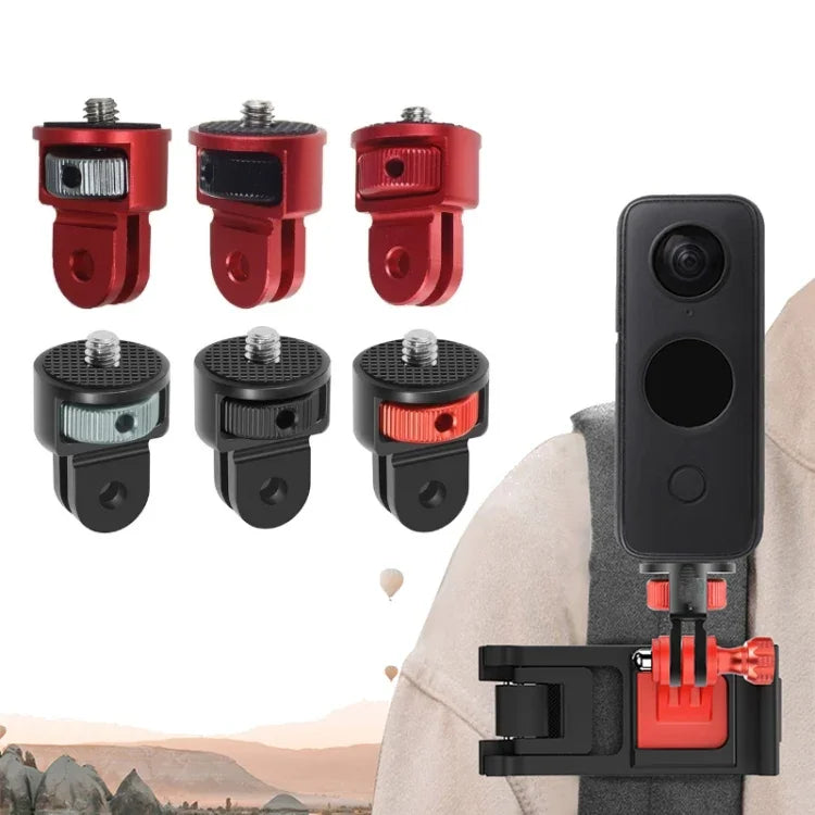 Adaptador de Tripé Conversor de Parafuso de 1/4 Polegada para Gopro 10 9 8 7 /Eken /Insta360 One X R