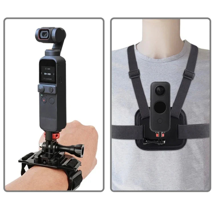 Adaptador de Tripé Conversor de Parafuso de 1/4 Polegada para Gopro 10 9 8 7 /Eken /Insta360 One X R