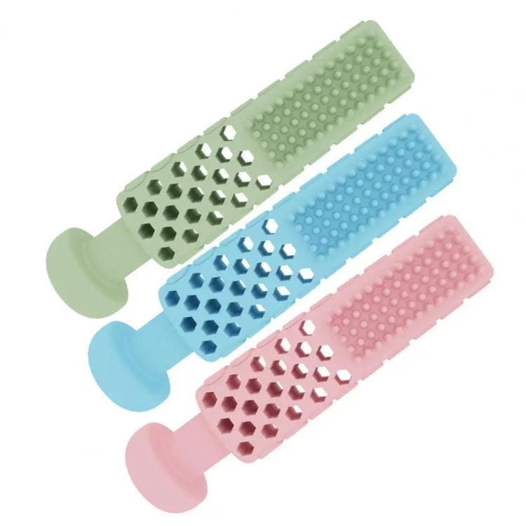 Washing Board Toothpaste Shape Bite Toys TPR Dog Teething Stick, Washing Board Toothpaste Shape, Washing Board Toothpaste Shape Light Blue, Washing Board Toothpaste Shape Pink