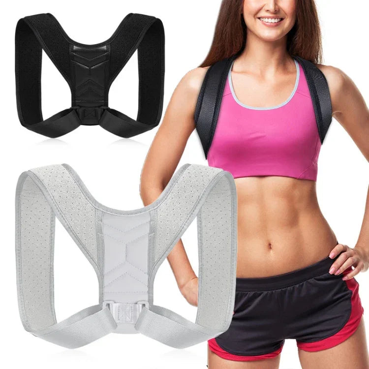 Cinto Invisível Respirável para Correção Postural Corrector de Costas Ajustável, Tamanho:, M (Preto), S (Cinza), L (Cinza)