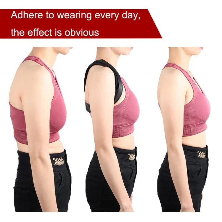 Cinto Invisível Respirável para Correção Postural Corrector de Costas Ajustável, Tamanho:, M (Preto), S (Cinza), L (Cinza)