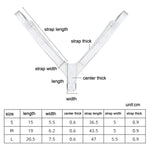 Cinto Invisível Respirável para Correção Postural Corrector de Costas Ajustável, Tamanho:, M (Preto), S (Cinza), L (Cinza)