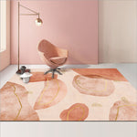 Tapete moderno abstrato geométrico para sala de estar, almofada para mesa de café, 80x200cm, 120x160cm