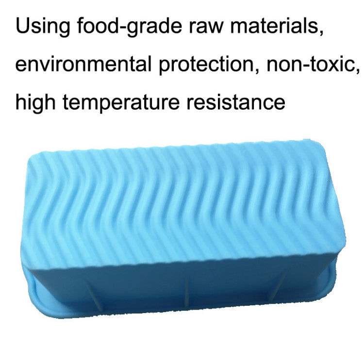 Forma longa de silicone para pizza e torrada, forma longa (roxa), forma longa (vermelha), forma longa (azul)