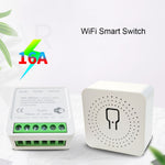 Interruptor inteligente WiFi 003 com controlo remoto por voz na app, Interruptor inteligente