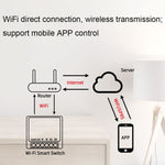 Interruptor inteligente WiFi 003 com controlo remoto por voz na app, Interruptor inteligente