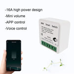 Interruptor inteligente WiFi 003 com controlo remoto por voz na app, Interruptor inteligente