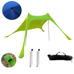 Tenda de campismo com toldo de lycra para praia ao ar livre, sombra solar, tenda de pesca, tamanho: 210x160x150cm, 210x200x150cm, 300x300x200cm