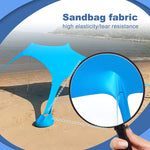 Tenda de campismo com toldo de lycra para praia ao ar livre, sombra solar, tenda de pesca, tamanho: 210x160x150cm, 210x200x150cm, 300x300x200cm