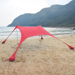 Tenda de campismo com toldo de lycra para praia ao ar livre, sombra solar, tenda de pesca, tamanho: 210x160x150cm, 210x200x150cm, 300x300x200cm