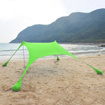 Tenda de campismo com toldo de lycra para praia ao ar livre, sombra solar, tenda de pesca, tamanho: 210x160x150cm, 210x200x150cm, 300x300x200cm