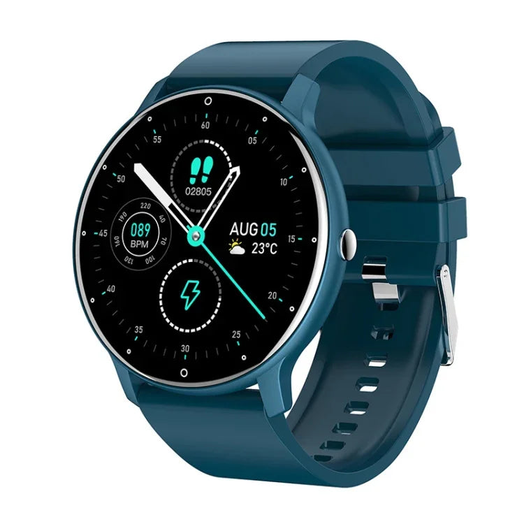 ZL02 Smartwatch com Monitorização de Frequência Cardíaca e Pedómetro, Correia de Silicone (Azul), Correia de Silicone (Preto), Correia de Silicone (Rosa), Correia de Silicone (Amarelo)