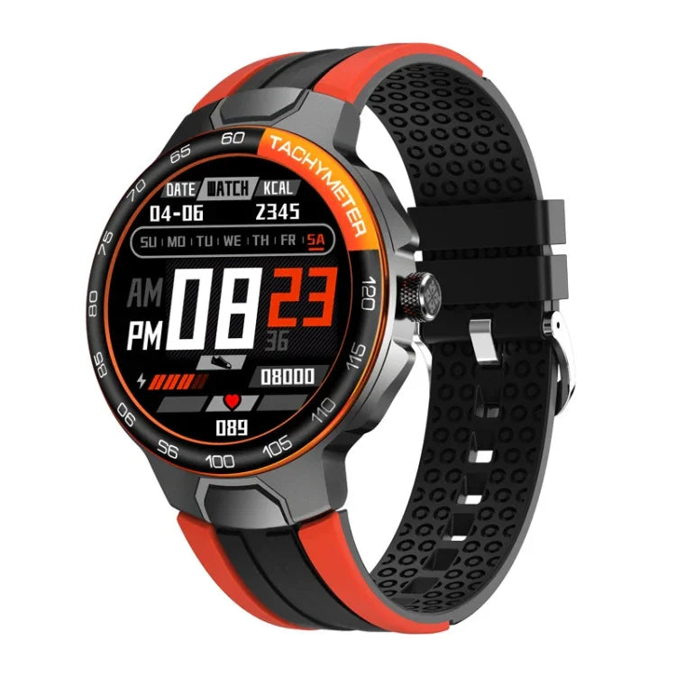 Wearkey E15 Relógio Inteligente com Monitorização de Frequência Cardíaca e Ecrã Tátil de 1,28 Polegadas, Azul, Cinzento Prateado, Laranja