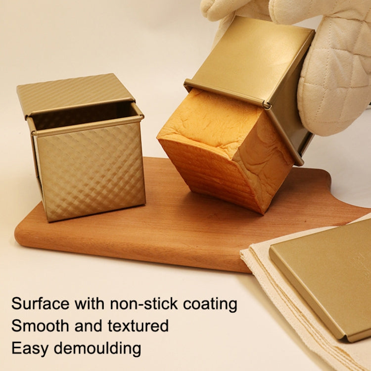 Forma quadrada para torrada antiaderente em forma de cubo de água, estilo:, 8832 8x7,5x6,5cm ondulado dourado, 8759 11,8x11x10,3cm liso dourado, 8772 8x7,5x6,5cm liso dourado, 8765 11,8x11x10,3cm ondulado dourado