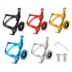Suporte para Garrafa de Alumínio para Bicicleta, Dourado Bilateral com Base, Azul Bilateral com Base, Prateado Bilateral com Base, Preto Bilateral com Base, Vermelho Bilateral com Base