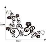 D-908 Summer Flower Totem PVC Car Hood Sticker, D-908