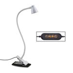 Lâmpada de Secretária com Mangueira USB de Dobragem 360 Graus, Especificações:, Branco Dimerização Progressiva, Preto Dimerização Progressiva, Branco Dimerização de Duas Velocidades, Preto Dimerização de Duas Velocidades
