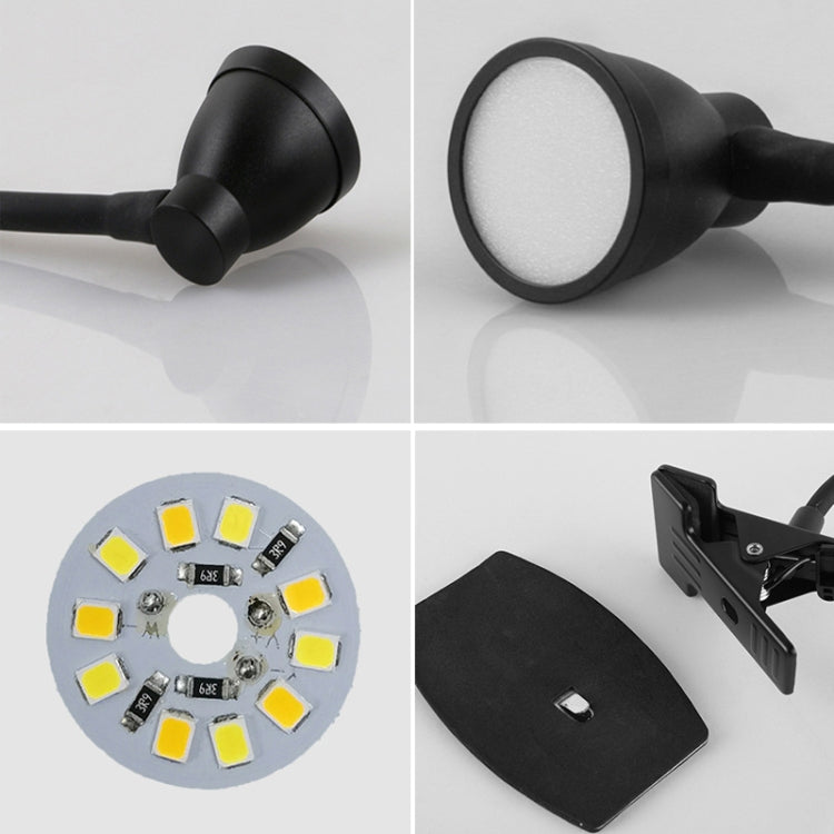 Lâmpada de Secretária com Mangueira USB de Dobragem 360 Graus, Especificações:, Branco Dimerização Progressiva, Preto Dimerização Progressiva, Branco Dimerização de Duas Velocidades, Preto Dimerização de Duas Velocidades