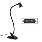 Lâmpada de Secretária com Mangueira USB de Dobragem 360 Graus, Especificações:, Branco Dimerização Progressiva, Preto Dimerização Progressiva, Branco Dimerização de Duas Velocidades, Preto Dimerização de Duas Velocidades